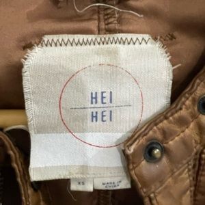 Anthropologie faux leather jacket